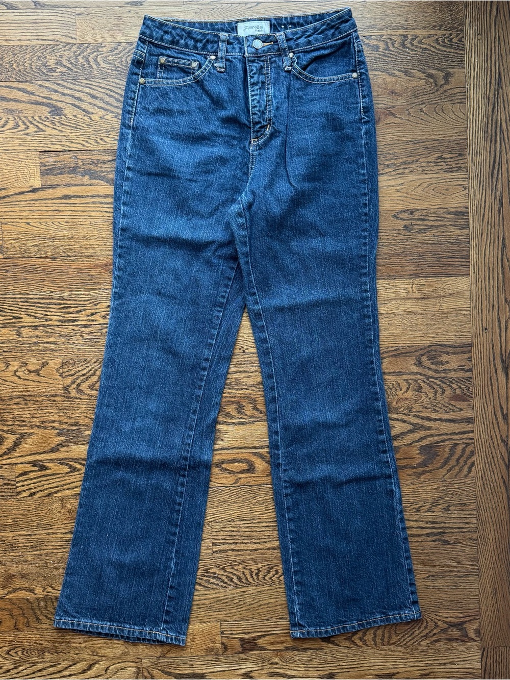 St. John’s Bay High-Rise Embroidery Pocket Boot Cut Women's Jeans Size 6